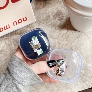 【Case Home】เคสหูฟังแฟชั่น แบบใส ลายนักบินอวกาศน่ารัก สําหรับ Samsung Galaxy Buds 2