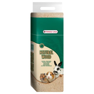 ขี้เลื่อยรองกรง กระต่าย หนูแฮมเตอร์ หนูแกสบี้ และสัตว์เล็ก 1 กก. Versele Laga Natural Wood Woodchips presspack 1kg.