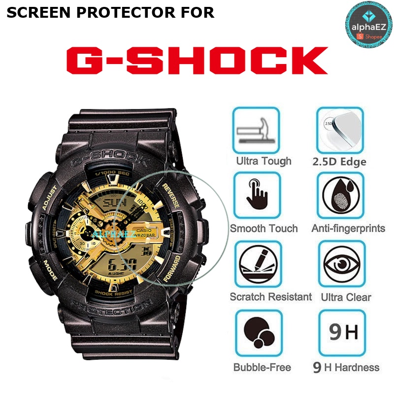 Casio G-Shock GA-110BR-5A Series 9H กระจกกันรอยหน้าจอนาฬิกา GA-110