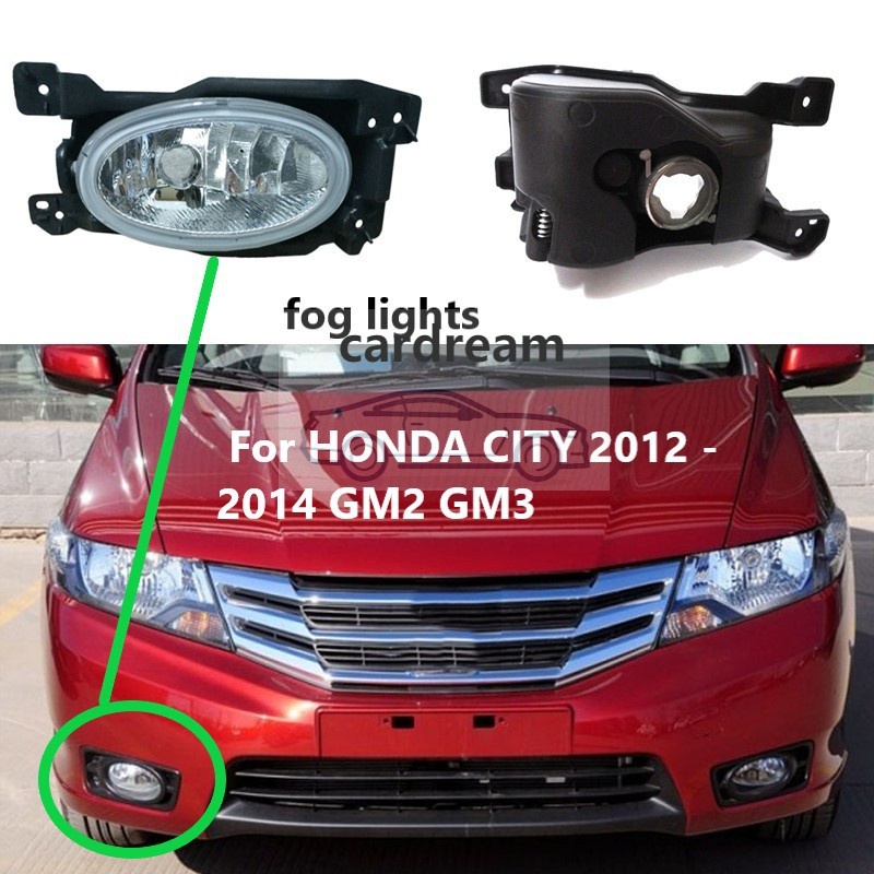 ไฟตัดหมอกโคมไฟกันชนหน้าสําหรับ HONDA CITY 2012 2013 2014 GM2 GM3 oe number:33950-TM4-H11 33900-TM4-H11