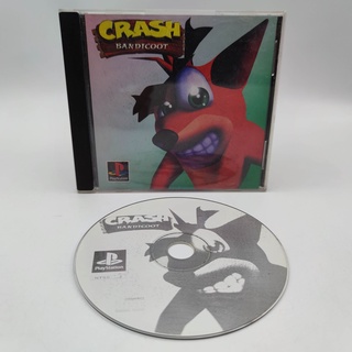 CRASH BANDICOOT ( ภาษาอังกฤษ ) แผ่นก๊อปปั้ม PS1 เทสแล้ว เล่นได้