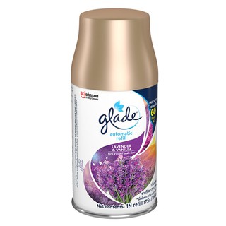 น้ำหอมปรับอากาศ รีฟิลเครื่องพ่นสเปรย์ GLADE กลิ่นลาเวนเดอร์วานิลลา น้ำหอมปรับอากาศ ดูดความชื้น ของใช้ภายในบ้าน REFILL AU