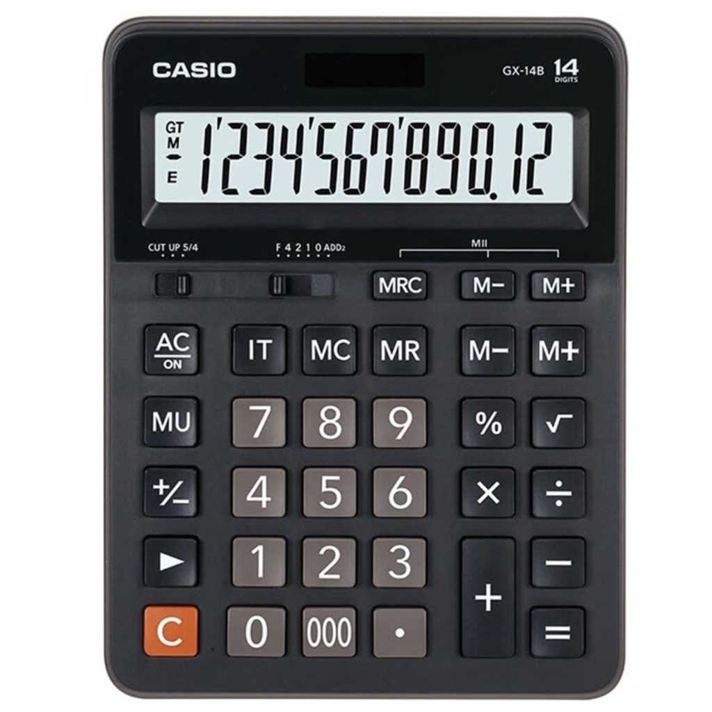 GX-14B เครื่องคิดเลข Casio 14 หลัก ของแท้ ของใหม่ ประกันศูนย์