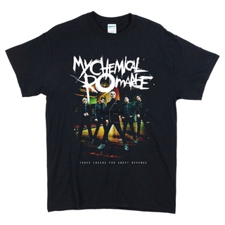 เสื้อยืดผ้าฝ้าย พิมพ์ลาย BAND MY CHEMICAL ROCE - THREE CHEERS FOR SWEET REVENGE MERCH MCR สําหรับผู้ชาย DF12HJ34692Size