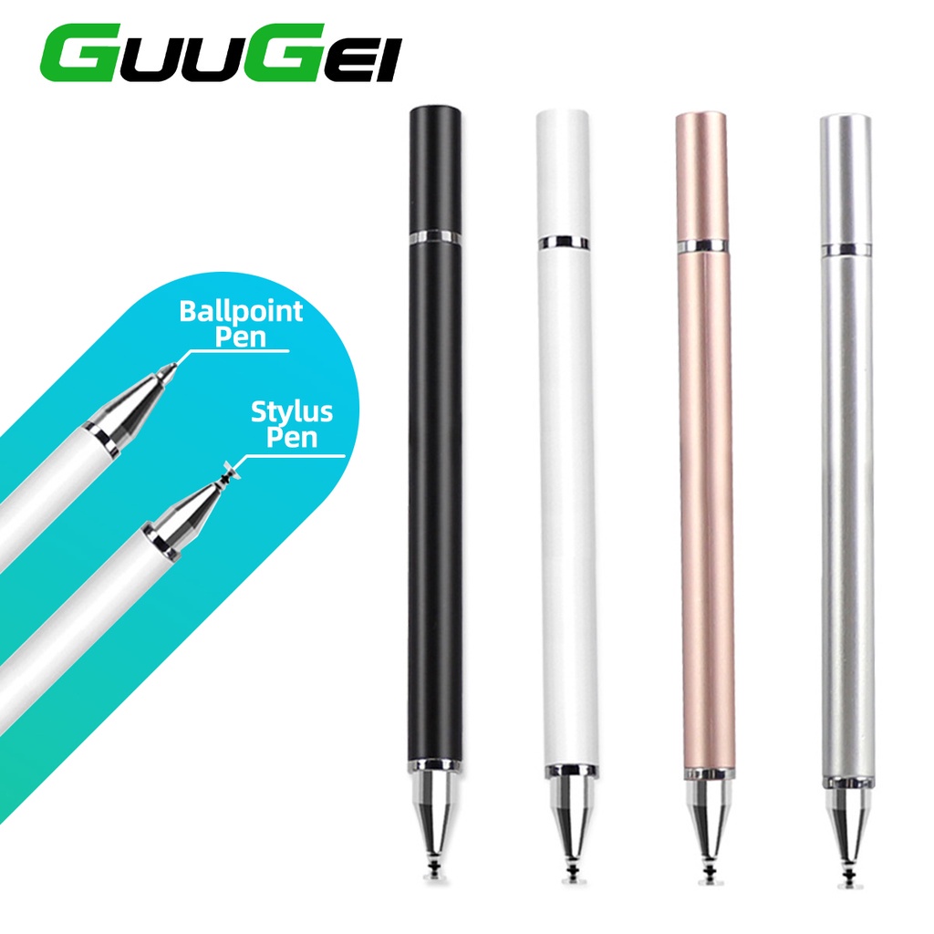 Guugei 2 in 1 ปากกาสไตลัส สําหรับแท็บเล็ต วาดภาพ หน้าจอสัมผัส iOS Android