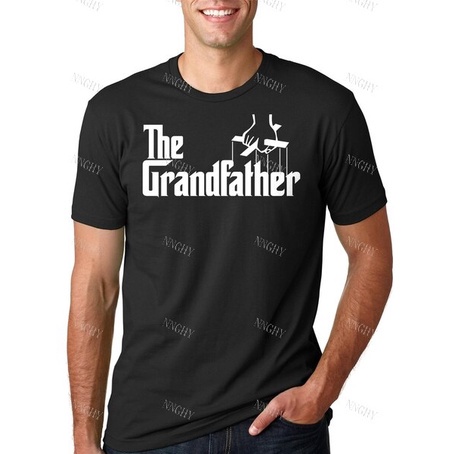 เสื้อยืด พิมพ์ลาย Godfather Inspired The GrandFather for Grandpa Best for Grandparents New A1 สําหรับผู้ชาย