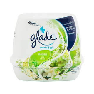 🔥The Best!! GLADE Scented เจลปรับอากาศ กลิ่นมะลิ ขนาด 180 กรัม สีเขียว Air Fresheners &amp; Dehumidifiers