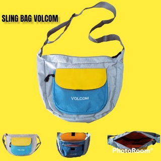 Fuku SLING BAG VOLCOM SLING BAG VOLCOM SLING BAG VOLCOM SLING BAG FUKU VOLCOM LOGO ปักลายโลโก้