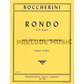 (โค้ดINCSM2Lลด70฿) (String Bass) Boccherini, L: Rondo C Maj Kb Pft (IMC3126)