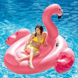 แพยางเป่าลมนกฟลามิงโก้ ขนาด 1.47 x1.37 x0.97 ม. พร้อมส่งค่ะ สวยมาก งานดีเวอร์ Pool float มีเครื่องสูบลมให้เลือกด้วยค่ะ