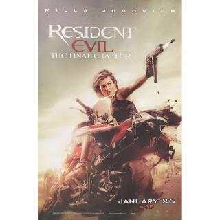 Resident Evil - The Final Chapter, โปสเตอร์หนัง