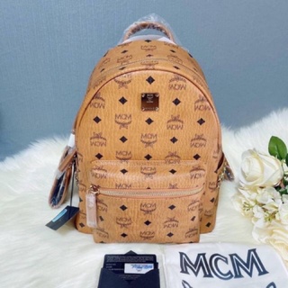 ของแท้ 💯 ส่งฟรี ❗ MCM Small Stark Side Stud Backpack #MMK6SVE37