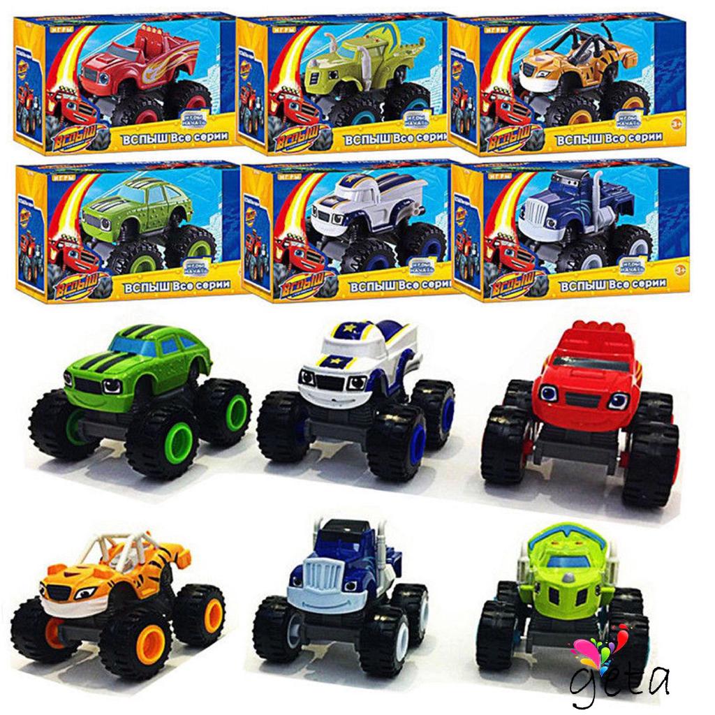 Nickelodeon ของเล่นรถบรรทุก Blaze and Monster Machines Super Stunts สำหรับเด็ก