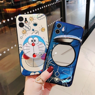 เคสโทรศัพท์ลายการ์ตูนโดราเอมอนสุดน่ารักสำหรับ OPPO Reno6 Z 5G Reno5 Pro Reno 5 Reno4 Pro 5G Reno4 Z Reno 3 Pro 2F 2 Reno6Z