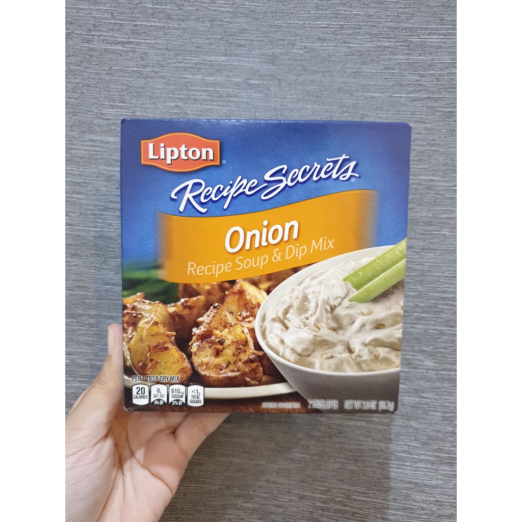 Lipton Onion Soup &amp; Dip Mix 57 g. ลิปตันซุปหัวหอม