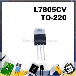 L78 Power Management ICs TO-220 5 V 0°C TO 125°C L7805CV STMICROELECTRONICS 4-4-26