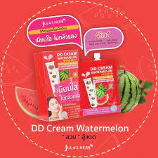 Jula's Herb ครีมดีดีแตงโมจุฬาเฮิร์บ DD CREAM Watermelon SPF 50 PA++ ดีดีแตงโม 1 กล่องบรรจุ 6 ซอง ขายยกกล่อง - รูปที่ 3