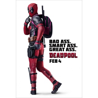 โปสเตอร์หนัง Deadpool เดดพูล Movie Poster ภาพติดผนัง ตกแต่งห้อง ตกแต่งบ้าน ภาพพิมพ์ ไรอัน เรย์โนลส์ Ryan Reynolds