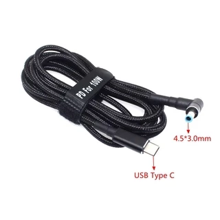 45w 65W 90W 100W USB Type C PD สายชาร์จสายไฟ USB C Plug Converter to แล็ปท็อปอะแดปเตอร์เชื่อมต่อสําหรับแล็ปท็อปสากล