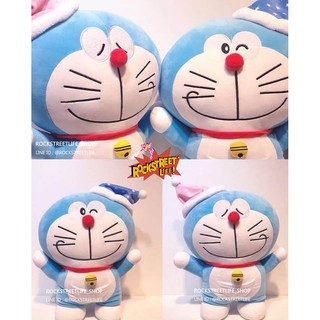 ตุ๊กตาหมอนผ้าห่มโดเรม่อน DORAEMON ผ้าด้านในเป็นผ้าลายคะ พร้อมส่ง ‼️มีทั้งหมด 4 ลาย (ผ้าขนาด 3 ฟุตจ้า)