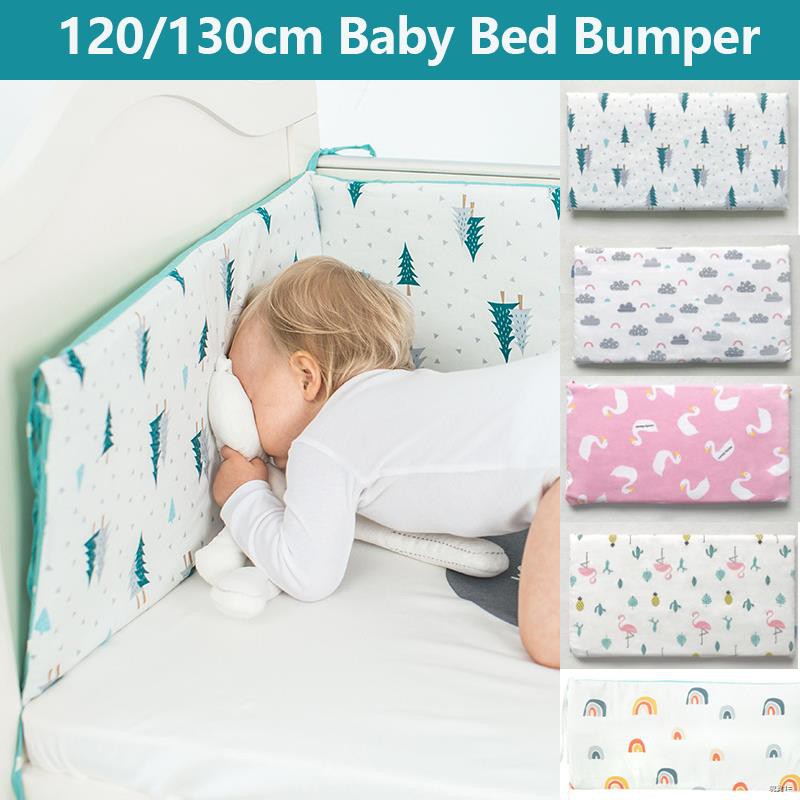 เบาะกั้นรอบเตียง พิมพ์ลาย กันชน สำหรับเด็กแรกเกิด Baby Bed Bumper คอตต้อน ผ้าปูที่นอนเด็ก ผ้าปูเบาะน