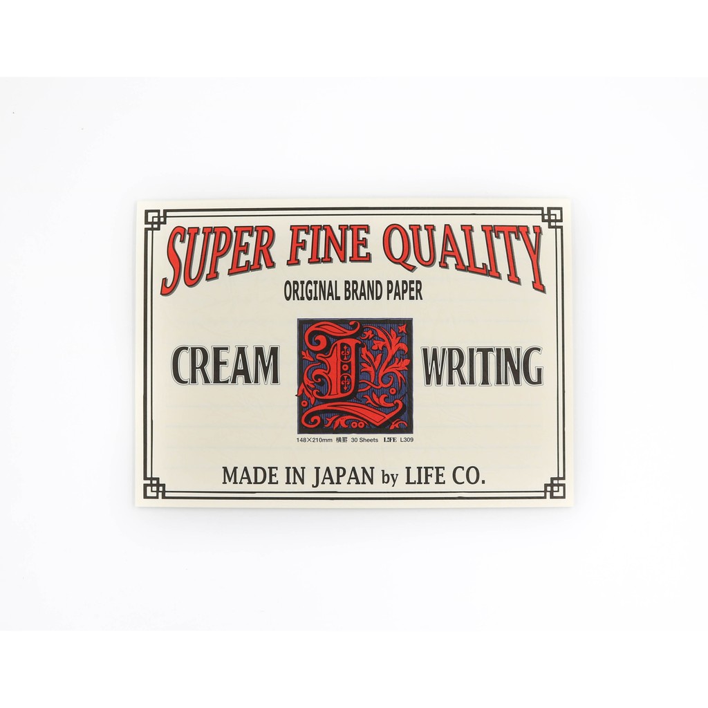 BUY 1 GET 1 "L" Brand Writing Paper -Cream