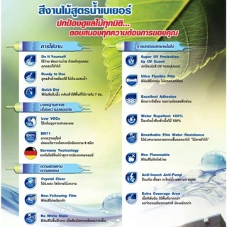 Beger สีย้อมไม้ Aqua Deckstain ขนาด 3.5 ลิตร ไร้กลิ่น สีทาไม้ สีย้อมพื้นไม้สูตรน้ำ สีโชว์ลายไม้ ชนิดด้าน