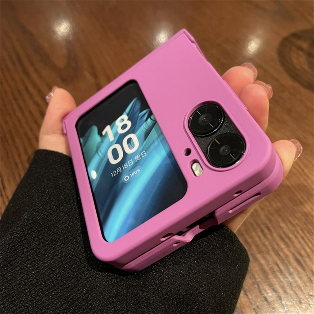 เคสโทรศัพท์มือถือ แบบฝาพับ กันกระแทก สีแคนดี้ หรูหรา เรียบง่าย สําหรับ OPPO Find N3 Flip findn2 Flip Find N2 ราคา ถูกที่สุด ดีลบีเคเค แกลเลอรีภาพที่ 9