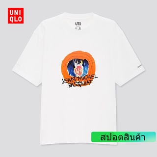 Uniqlo เสื้อยืดแขนสั้นพิมพ์ลาย Basquiat X Wb ( 431259 )