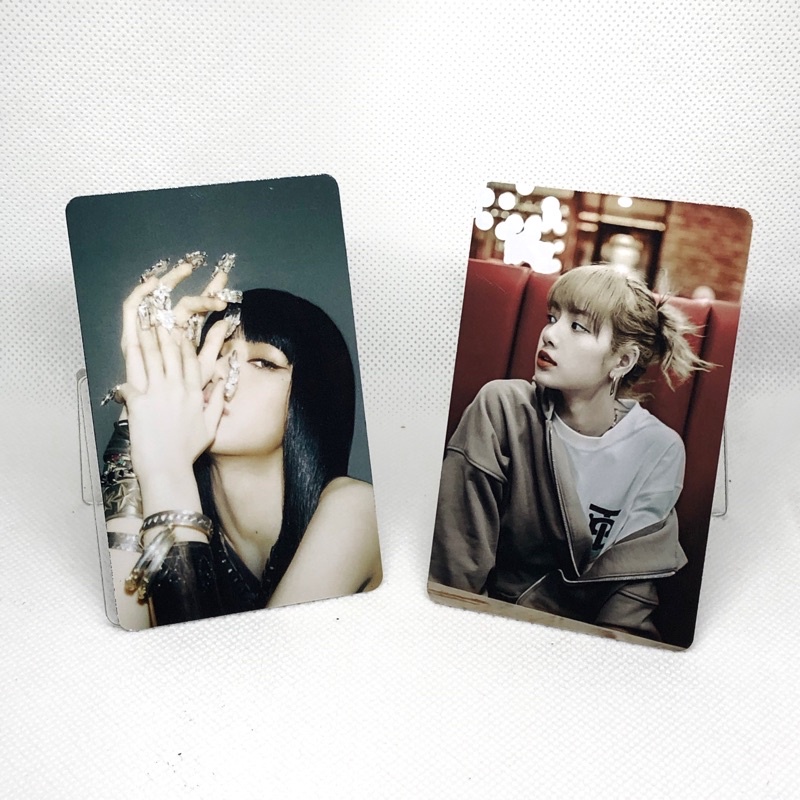 K pop photo card stray kids enhypen bts nct dream treasure itzy lisa black pink double bung chan ate