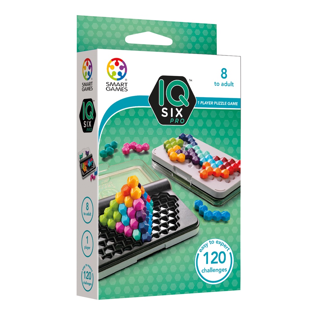 SMART GAMES, IQ Six PRO ของเล่นฝึกสมอง เสริมเชาว์ สำหรับเด็ก 8 ปีขึ้นไป ลิขสิทธิ์แท้ จากเบลเยียม
