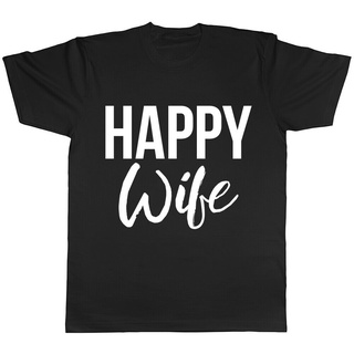 เสื้อยืด พิมพ์ลาย Super Idol Happy Wife Marriage Partner สไตล์พังก์ สําหรับผู้ชาย