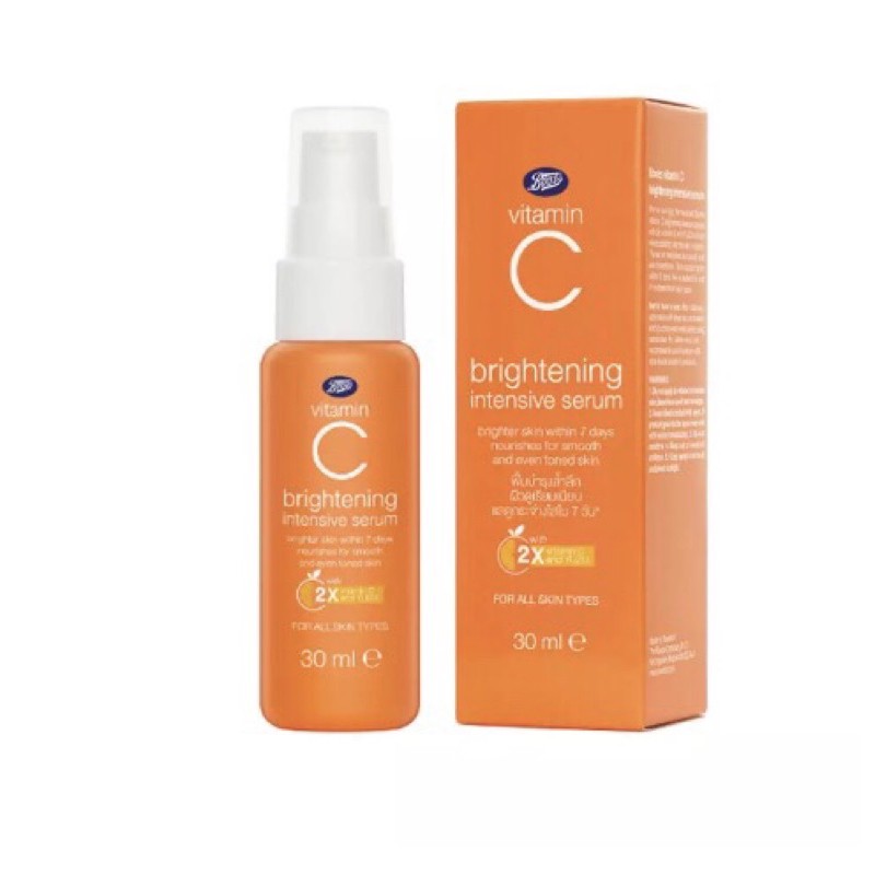 เซรั่มbootsแท้ Boots Vitamin c ผลิตภัณณ์บำรุงผิวหน้า(เซรั่ม)