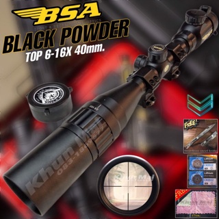 กล้องBSA BLACK POWDER 6-16x40mm. [งานตัว TOP / Option ครบ]