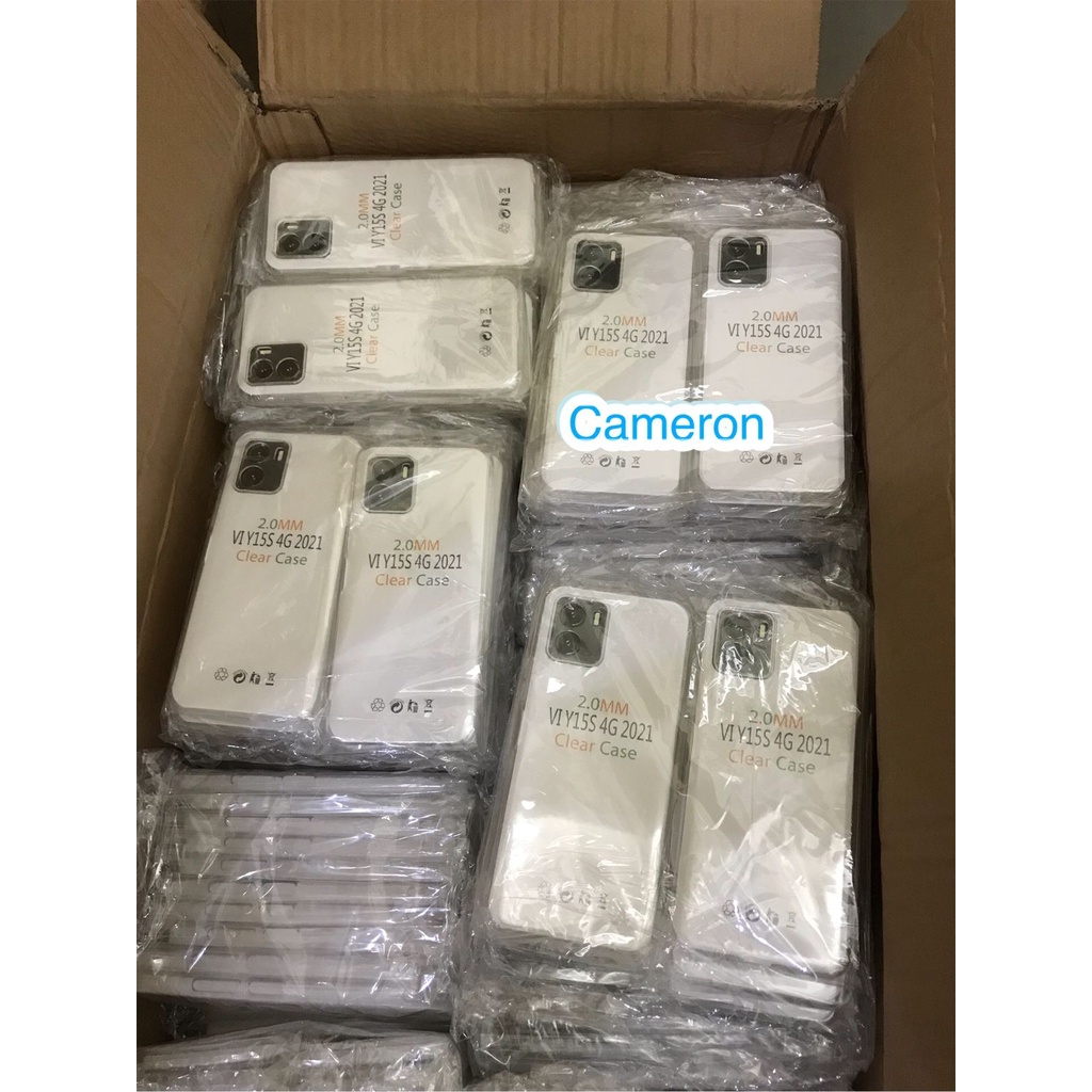 VIVO V23E 5G ซิลิโคนใส | เคสเยลลี่ VIVO Y15s 4G 2021 วัสดุหนา 2.0 มม