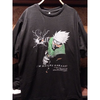 เสื้อยืดผ้าฝ้ายพรีเมี่ยม เสื้อยืด นินจาคาถา NARUTO &gt;Hatake Kakashi T-shirt