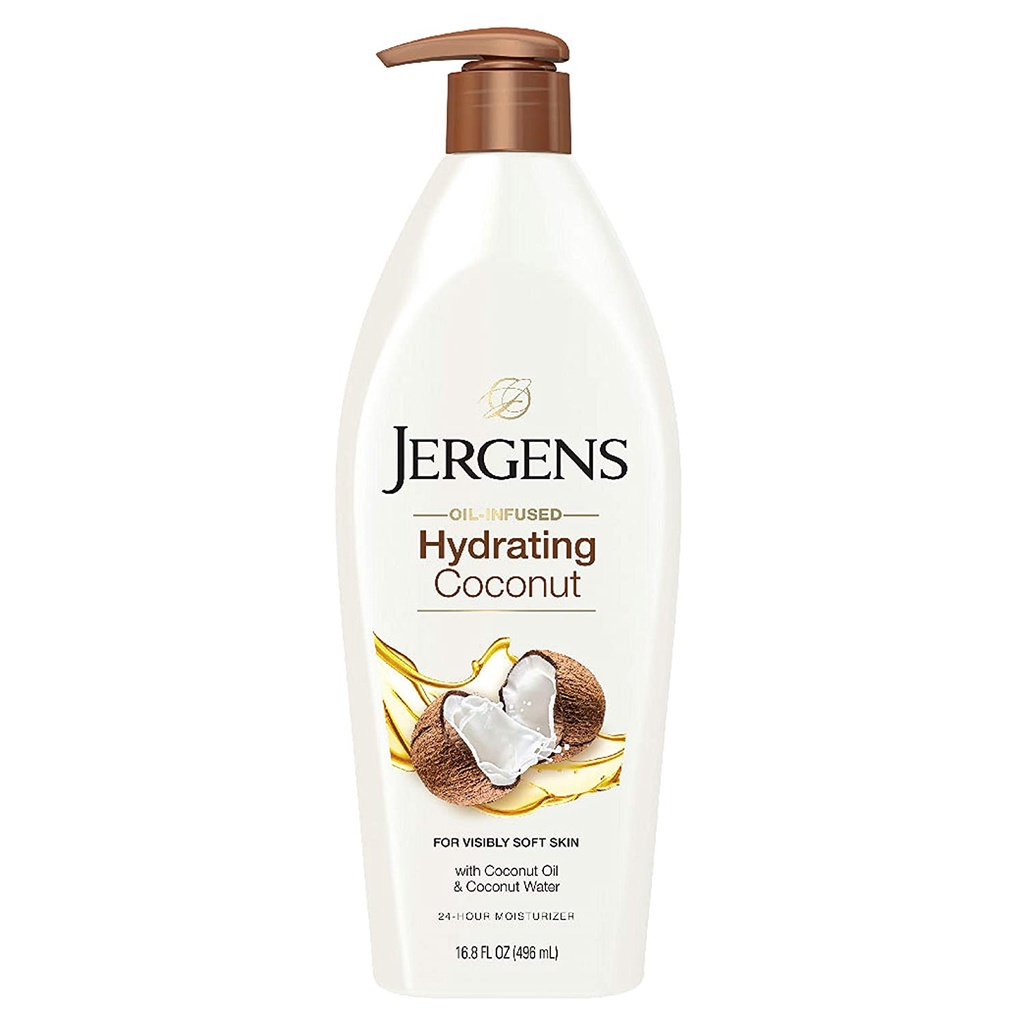 JERGENS HYDRATING COCONUT 496ml ผลิตภัณฑ์บำรุงผิวกาย