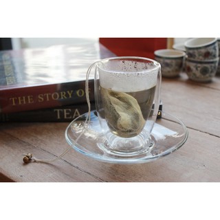 ถุงกรองชา 1 แพค cotton tea bag