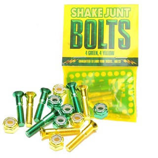 SHAKE JUNT BAG-O-BOLTS GREEN/YELLOW HARDWARE PHILLIPS 7/8"