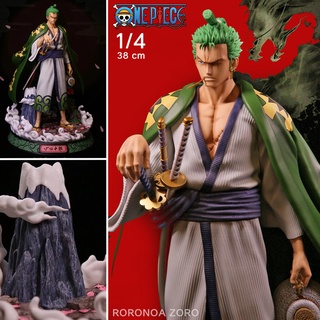 Dream Studio One Piece เต็มพิกัดสลัดจอมลุย วันพีช Roronoa Zoro โรโรโนอา โซโร Resin Statue 1/4 สูง 38 cm Wano Country