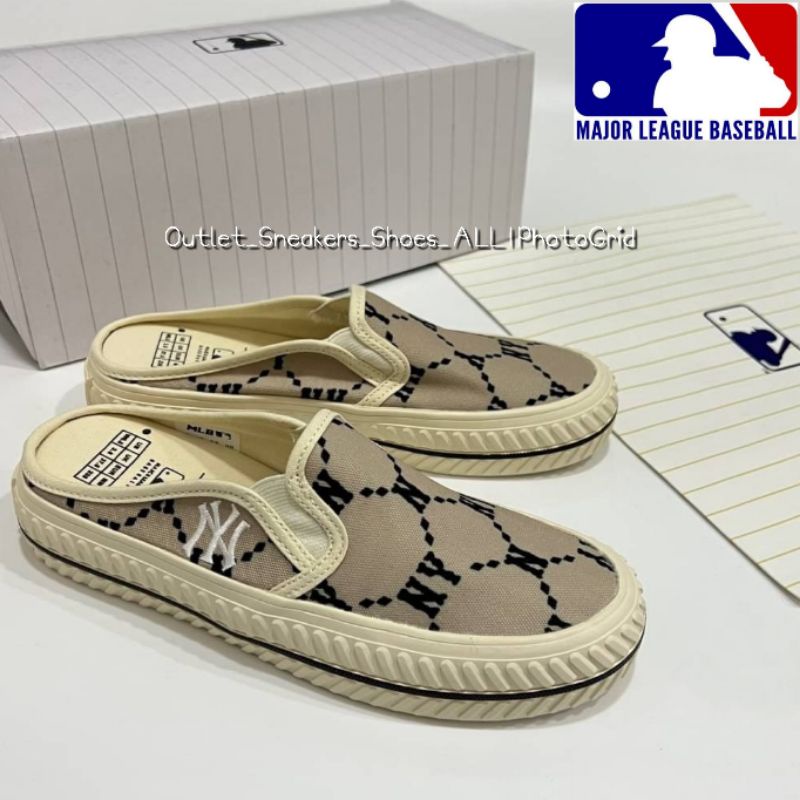 รองเท้า MLB NY เปิดส้น MULE DIA MONOGRAM ส่งฟรี