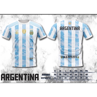 เสื้อพิมพ์ลาย ยอดฮิต  ลาย อาเจนติน่า ARGENTINA