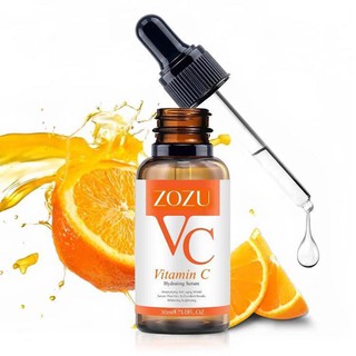 (สินค้าขายดี/พร้อมส่ง) เซรั่ม VC เข้มข้น 20% ZOZU VC Serum Vitamin C Hydrating Serum 30ml. เซรั่มวิตามินซี เซรั่ม ฝ้ากระ