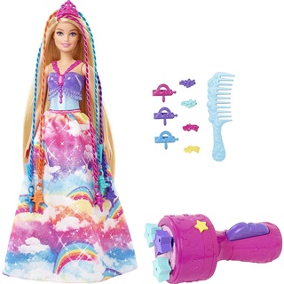 Barbie Dreamtopia Twist ‘n Style Princess Hairstyling ตุ๊กตาเจ้าหญิงบาร์บี้ เครื่องหมุนถักเปีย รุ่น GTG00