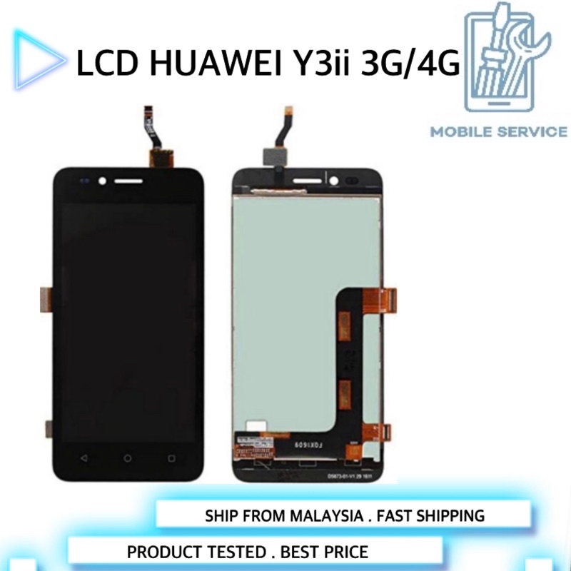 Huawei Y3ii 3G /Y3ii 4G เปลี่ยนตัวหมุนหน้าจอสัมผัส LCD