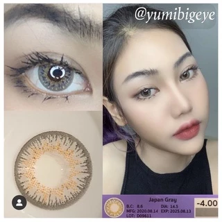 คอนแทคเลนส์ รุ่น Japan gray (Dreamcolor) มีค่าสายตาตั้งแต่ 0.00-5.00