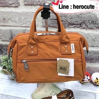 ANELLO 2 Way poleyester Twill Mini Shoulder Bag 2018 ของแท้ ราคาถูก