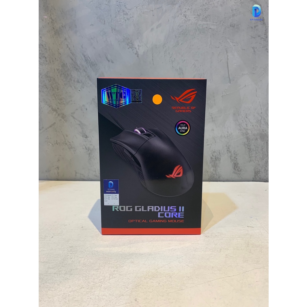 เมาส์เกมมิ่ง ASUS ROG GLADIUS II CORE สินค้าใหม่ รับประกัน 2 ปี