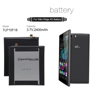 เดิมเปลี่ยนแบตเตอรี่ 2400 mAh แบตเตอรี่สำหรับ Wiko Ridge 4G Wiko Rainbow Up 4G Dual SIM LTE CS-WKR005SL