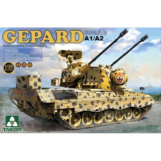 พลาสติก โมเดล ประกอบ TAKOM สเกล 1/35 SPAAG Gepard A1/A2